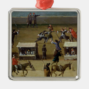 Ornement Carré Argenté Quatre-Nations du DES de Louvre et d'université