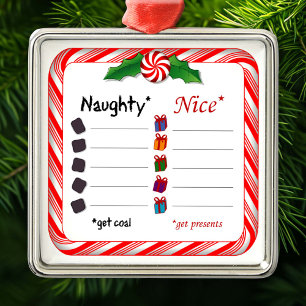 Ornement Carré Argenté Qui est vilain ou gentil