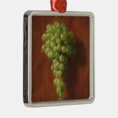 Ornement Carré Argenté Raisins verts (Droite)