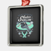 Ornement Carré Argenté rébellion (Gauche)