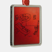 Ornement Carré Argenté Reed Psychologue White (Droite)