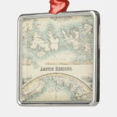 Ornement Carré Argenté Régions arctiques 2 (Gauche)