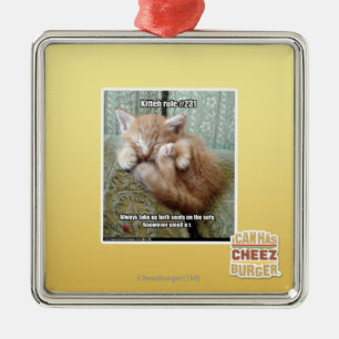 Ornement Carré Argenté Règle #231 de Kitteh