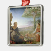 Ornement Carré Argenté Reposez-vous sur le vol en l'Egypte, 1805-6 (Gauche)