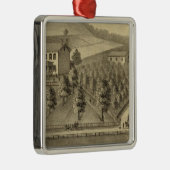 Ornement Carré Argenté Résidence de William Schrader (Droite)