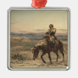 Ornement Carré Argenté Restes d'une armée (par Elizabeth Thompson)