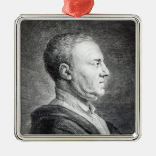 Ornement Carré Argenté Richard Mead, 1739
