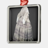 Ornement Carré Argenté Robe de crinoline, 1850-60 (Gauche)