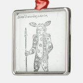 Ornement Carré Argenté Robin Goodfellow (Gauche)