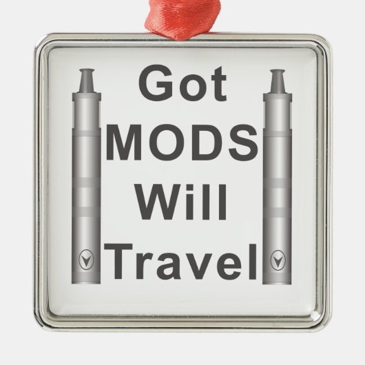 Ornement Carré Argenté Roches de Vaping (Devant)