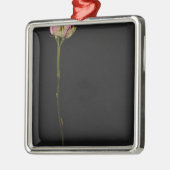 Ornement Carré Argenté Rose 3 de rose (Gauche)