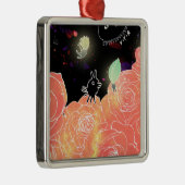 Ornement Carré Argenté Roseraie 2014 (Droite)