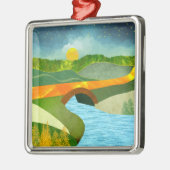 Ornement Carré Argenté Route d'or (Gauche)