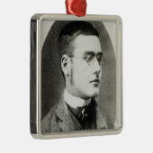 Ornement Carré Argenté Rudyard Kipling (Droite)