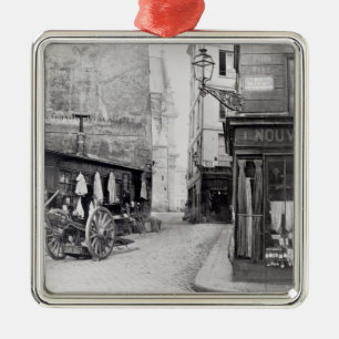 Ornement Carré Argenté Rue de la Montagne Sainte-Genevieve