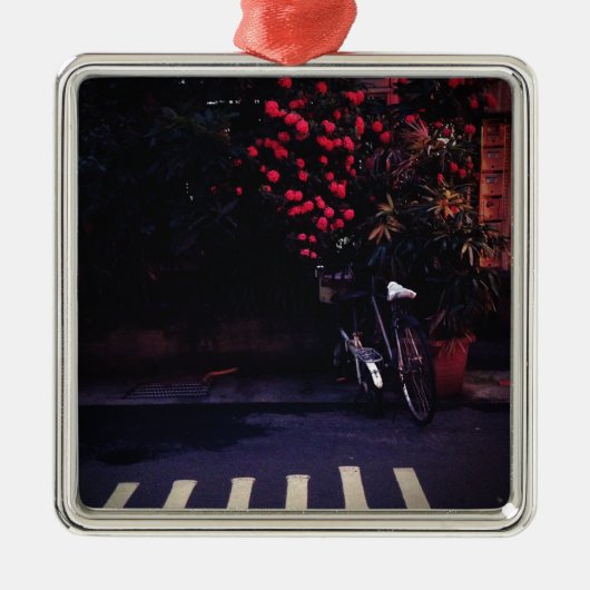 Ornement Carré Argenté ruelle (Devant)