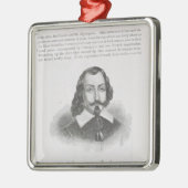 Ornement Carré Argenté Samuel de Champlain (Gauche)