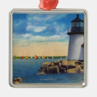 Scène de phare de point de Brant