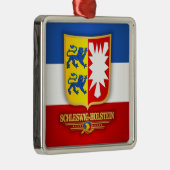 Ornement Carré Argenté Schleswig-Holstein COA (Droite)