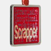 Ornement Carré Argenté Scrapper Extraordinaire (Droite)