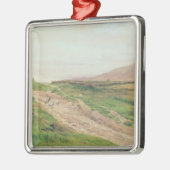 Ornement Carré Argenté Secteur de lac (Gauche)