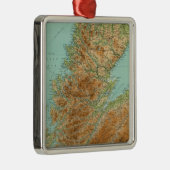 Ornement Carré Argenté Section du nord de l'Ecosse (Droite)