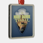 Ornement Carré Argenté Semi-piste Dome (flèche) (Droite)