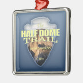 Ornement Carré Argenté Semi-piste Dome (flèche) (Gauche)