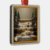 Ornement Carré Argenté "Sérénité Falls" (Droite)