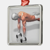 Ornement Carré Argenté Setanta soulèvent (Gauche)