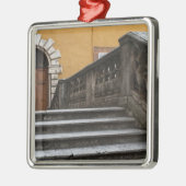 Ornement Carré Argenté Sienne, Toscane, Italie - Vue en bas (Gauche)