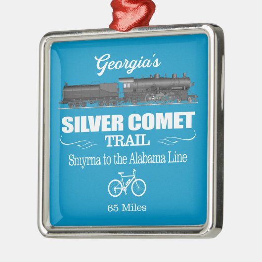 Ornement Carré Argenté Silver Comet Trail (RT2) (Gauche)