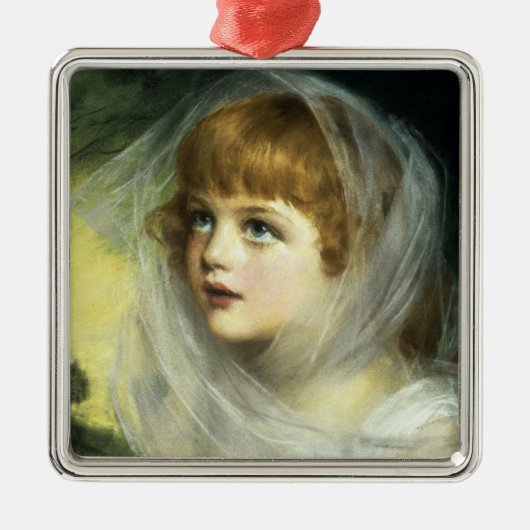 Ornement Carré Argenté Simplicity et Innocence, 1900 (Devant)