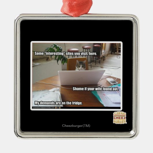 Ornement Carré Argenté Sites intéressants (Devant)