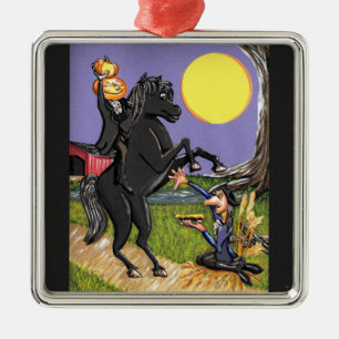 Ornement Carré Argenté Sleepy Hollow Ichabod Échange de contremaître sa