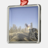 Ornement Carré Argenté soldats 2 (Gauche)