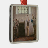 Ornement Carré Argenté Sonneries de Bell (Droite)