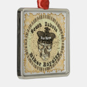 Ornement Carré Argenté South Dakota Biker (Droite)