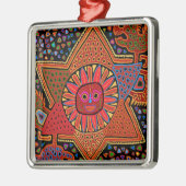 Ornement Carré Argenté Southwest Del Sol (Gauche)