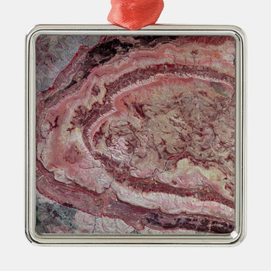 Ornement Carré Argenté Spider Crater, Australie occidentale (Devant)