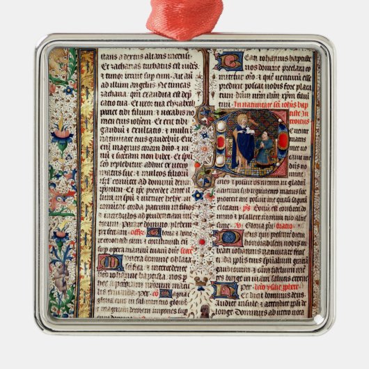 Ornement Carré Argenté St John le baptiste (Devant)