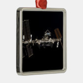 Ornement Carré Argenté Station spatiale internationale 24 (Droite)