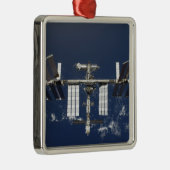 Ornement Carré Argenté Station spatiale internationale 4 (Droite)