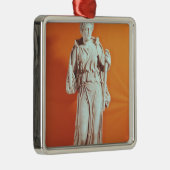 Ornement Carré Argenté Statue de Hecate (Droite)