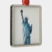 Ornement Carré Argenté Statue de la liberté (Droite)