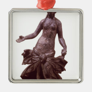 Ornement Carré Argenté Statuette de Vénus, tard ?ère ou du 2ème siècl