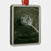 Ornement Carré Argenté Stonehenge de l'air (Droite)