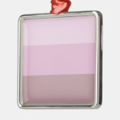 Ornement Carré Argenté Striped ombre (Gauche)