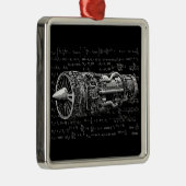 Ornement Carré Argenté Sujets de poussée ! (Droite)