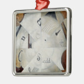 Ornement Carré Argenté Symphony, 1915 (Gauche)